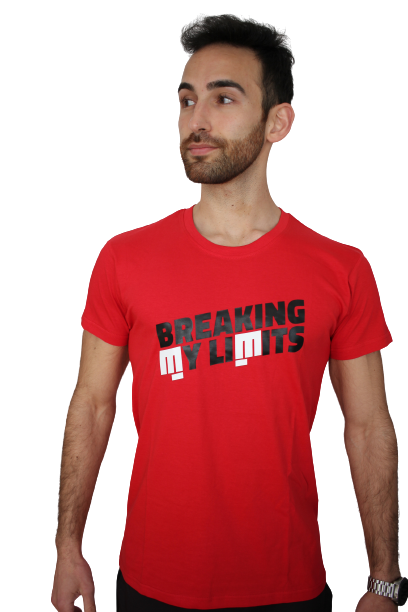 T-Shirt Breaking My Limits Vermelha